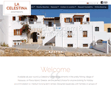 Tablet Screenshot of naoussa-apartments.com